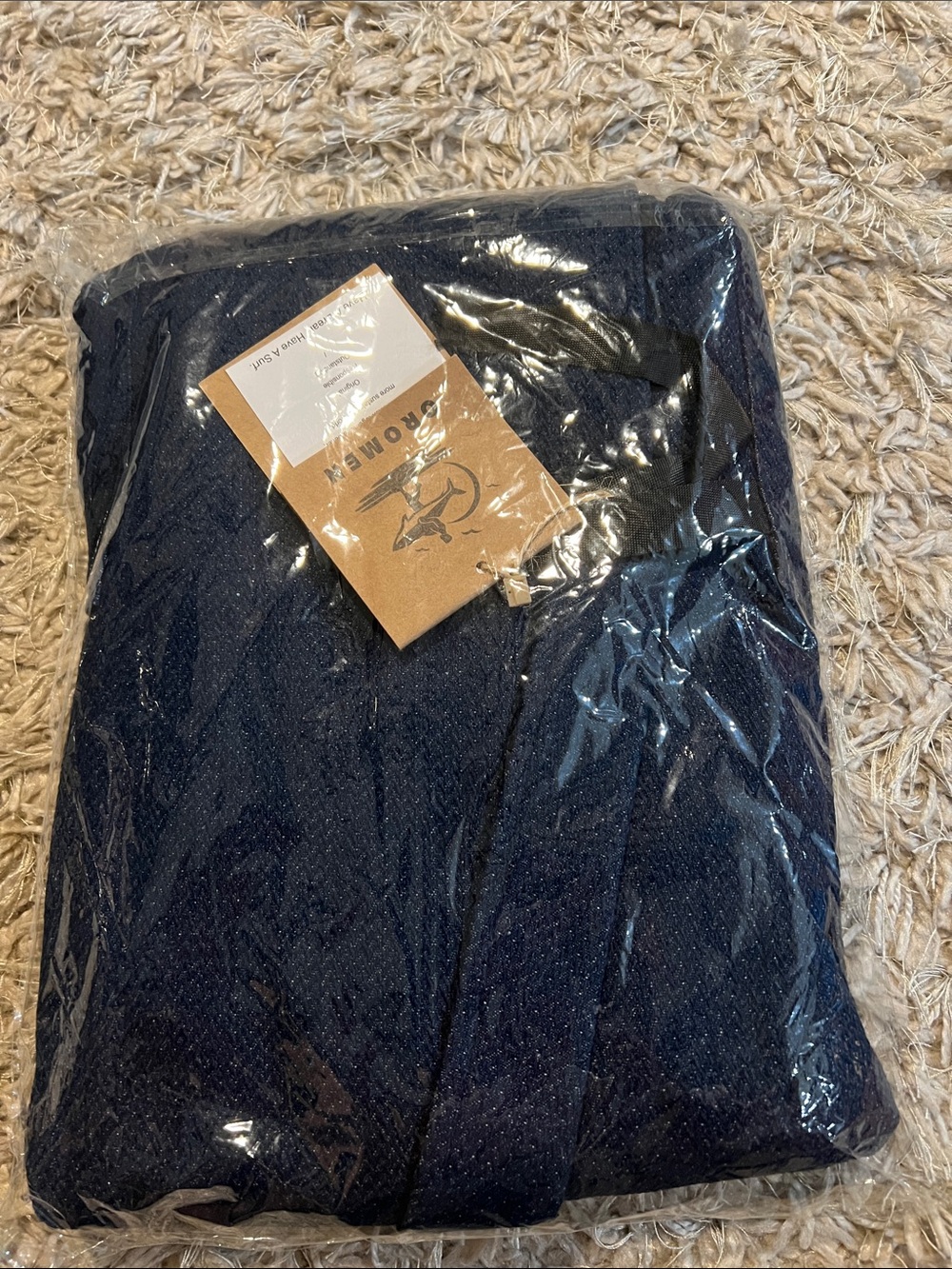 Oromen Indigo Kimono Haori - Picture 9 of 10